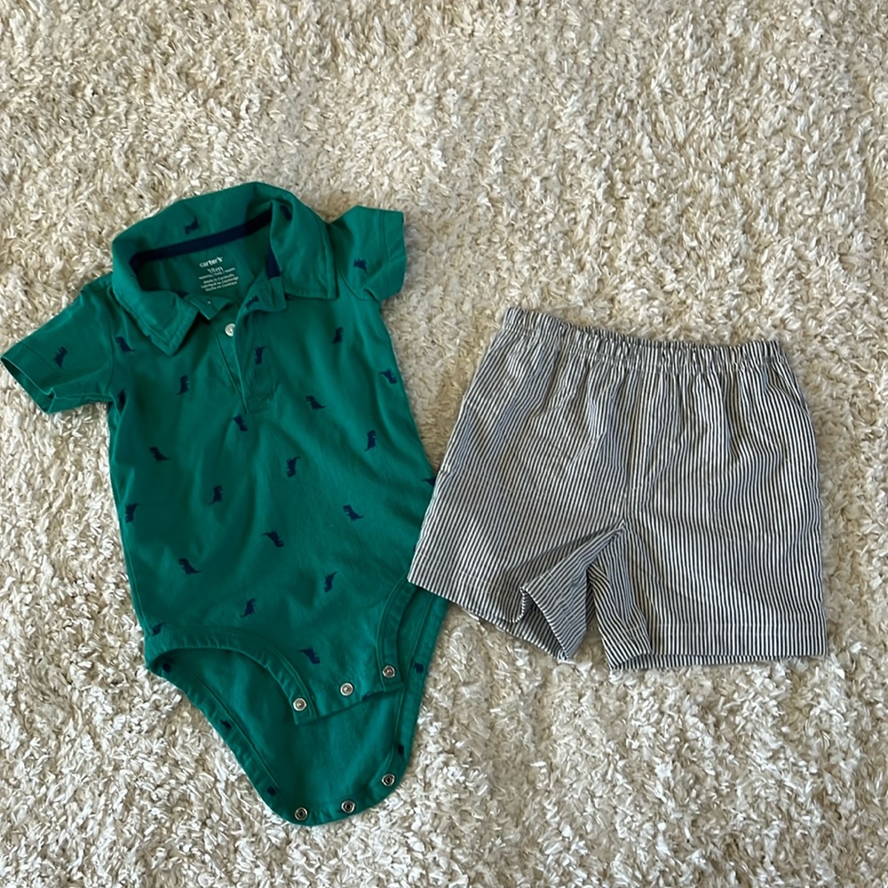 Worn once.  Carters 18 month